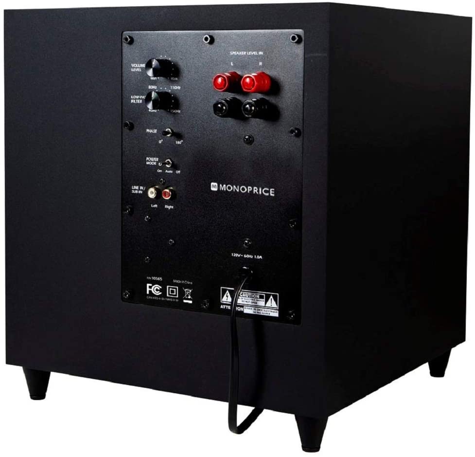 Monoprice 10565 Premium 5.1 Channel Home Theater System with Subwoofer Monoprice 10565 Premium 5.1 Channel Home Theater System with Subwoofer